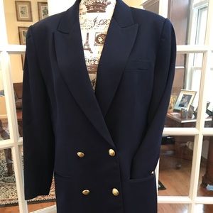 Hugo Buscati Navy Blazer with Gold Buttons